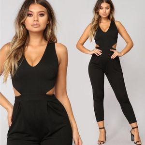 Black Fashion Nova Jumpsuit